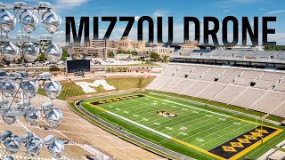 The ZOU Drone Flight Over MIZZOU Faurot Field  Columbia Missouri  4K [upl. by Nirhtak]