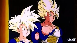 Goku and Gohan exit the hyperbolic time chamber 1080p HD FULL [upl. by Vonnie]