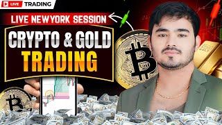 Crypto amp Gold Live Trading  28 Feb  The Trade Room  Mayank Raj [upl. by Attebasile]