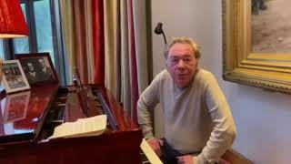 Andrew Lloyd Webber and Stephen Sondheim Sing HAPPY BIRTHDAY to Each Other [upl. by Neelon]