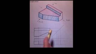 Beginning Orthographic Projection [upl. by Hanover]