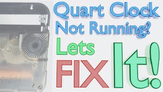 Quartz Battery Operated wall clock desktop clock repair [upl. by Hessney596]