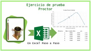 Prueba Próctor Estándar  Excel paso a paso [upl. by Mariande179]