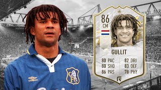 FIFA 22 ICON RUUD GULLIT 86 PLAYER REVIEW  FIFA22 ULTIMATE TEAM [upl. by Kinchen]