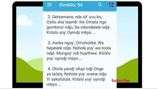 Ehangano song 54  Oshiwambo song Namibian gospel song [upl. by Eissalc18]