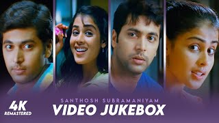 Santosh Subramaniam  4K Video Jukebox Remastered  Jayam Ravi  Genelia  Music  Devi Sri Prasad [upl. by Kenn]