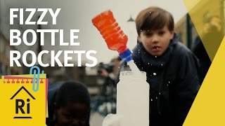 At home science  How to make fizzy bottle rockets  ExpeRimental 16 [upl. by Nylecyoj]