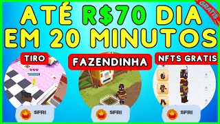 Novo Jogo NFT Grátis Pagando Play To earn Crypto Gaming p2e [upl. by Aneeles363]