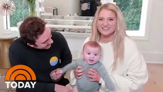 Meghan Trainor Talks About Her New Baby Boy Riley [upl. by Kissie515]