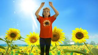 I Am A Little Sunflower  Flower Rhymes For Kids  Action Song for Kids  Time 4 Kids TV [upl. by Randall]