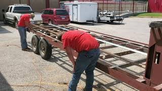 Harbor Freight Utility Trailer Build DIY utilitytrailer [upl. by Hannah]