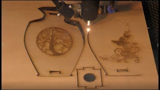 HOW TO engrave and cut with a 100w CO2 Laser [upl. by Lenhart]