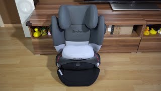 Cybex Pallas MFix SL Kindersitz Unboxing waschen und Einbau [upl. by Olpe553]