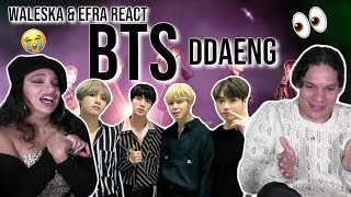 BTS vocal line CAN RAP  Waleska amp Efra react to BTS  DDAENG LIVE😭👏🤩 [upl. by Tiernan335]