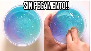 HAZ SLIME CON 1 INGREDIENTE💦 Probando Recetas SIN Pegamento [upl. by Justicz289]