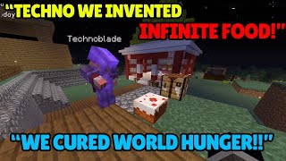 Technoblade Ranboo and Tubbo being funny for 15 minutes straight Dream SMP [upl. by Ruomyes]