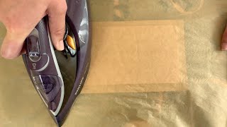 How to use fusible interfacing with vinyl [upl. by Damalis586]