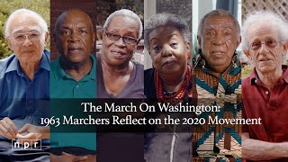 The March On Washington 1963 Marchers Reflect on the 2020 Movement  NPR [upl. by Haleeuqa]