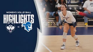 HIGHLIGHTS  UConn Volleyball vs Seton Hall [upl. by Amaty]