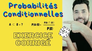 Probabilités conditionnelles Exercice corrigé 2020 [upl. by Bowra66]