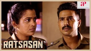 Vishnu Vishal Movies  Ratsasan Movie  Suspect revealed to be a psycho  Suzane George [upl. by Nabois]