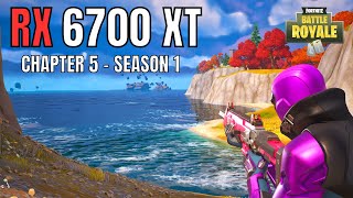 RX 6700 XT FORTNITE CHAPTER 5 SEASON 1  1080p 1440p 4K [upl. by Anileuqcaj257]