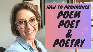 Learn to Pronounce POEM POET POETRY  American English Pronunciation Lesson learnenglish [upl. by Enomes]