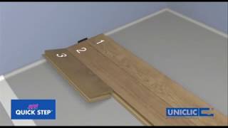 How to install Quick Step laminate flooring planks [upl. by Prudhoe]