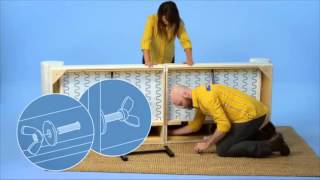 IKEA EKTORP Sofa and Chaise Assembly Instructions feb [upl. by Aoket]