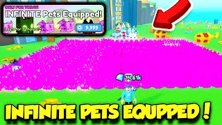 Buying The INFINITE PETS EQUIPPED GAMEPASS In Pet Simulator X INSANE [upl. by Mcgannon608]