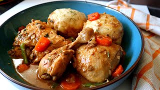 Chicken Stew with dumplings recipe [upl. by Wiltz]