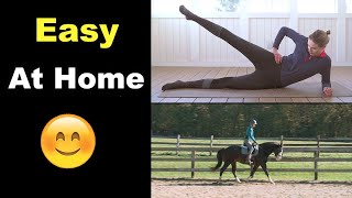 EQUESTRIAN WORKOUT Improve Your Riding 🐎 [upl. by Darsie]