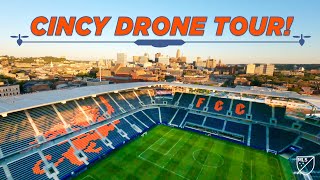 Epic FPV Drone Tour of FC Cincinnati’s New Stadium  Homecoming [upl. by Anirpas629]