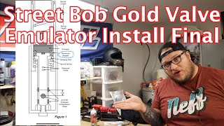 Race Tech Gold Valve Emulator Kit Install Harley 49mm  Part 2 [upl. by Ryhpez490]