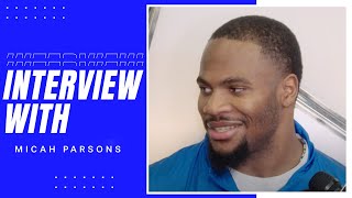 Micah Parsons Postgame Week 16 TBvsDAL  Dallas Cowboys 2024 [upl. by Gnep]