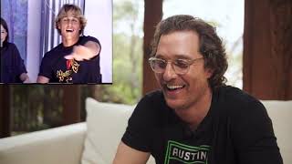 REACTING TO MY DAZED AND CONFUSED AUDITION  Matthew Mcconaughey [upl. by Kcinnay]