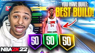 OVER POWERED POINT GUARD BUILD IN NBA 2K22 BEST BUILD FOR SHOOTING amp DRIBBLING [upl. by Noet728]