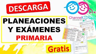 PLANEACIONES Y EXÁMEN DIAGNÓSTICO DE PRIMARIA DESCARGA GRATIS EXAMENES [upl. by Suidualc]