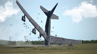 😱B52 Stratofortress Crashed During Demonstration Flight Fairchild Air Force Base Washington [upl. by Eceryt]