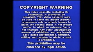 Pickwick Video Blue Screen Warning1989No Logo [upl. by Handal]