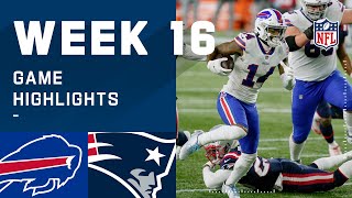 Bills vs Patriots Week 16 Highlights  NFL 2020 [upl. by Ydollem]