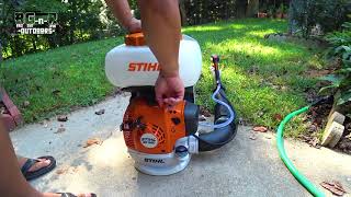 Mosquito Control STIHL SR200 Sprayer [upl. by Coletta140]