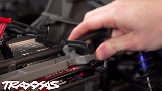 Traxxas XMaxx  How to Install Batteries [upl. by Lonny]