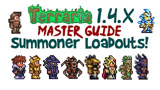 Best Terraria Summoner Loadout Guide 14x Master Mode PreHardmode amp Hardmode Progression [upl. by Mairam595]