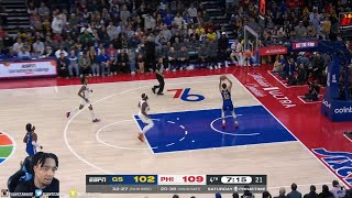 FlightReacts To WARRIORS at 76ERS  FULL GAME HIGHLIGHTS  March 1 2025 [upl. by Assadah518]