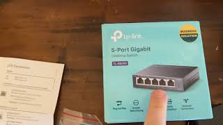 TPLink 5 Port Gigabit Ethernet Network Switch  Ethernet Splitter TPLink Review Setup [upl. by Pavior70]